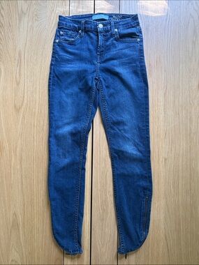 Dark Blue High-Rise Skinny Jeans